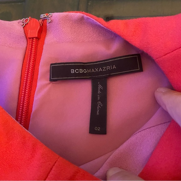 BCBGMaxAzria Cutout Bow Colorblock Dress - Picture 4 of 13